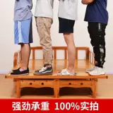 Складной универсальный простой диван для двоих из натурального дерева