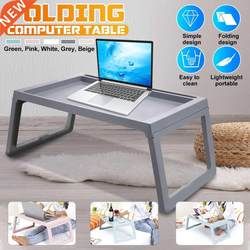 Portable Adjustable Folding Laptop Desk Table Sofa Bed Offic