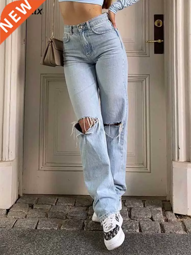 УЖЕНЩИНА? Мужчина? Оригинал: WOMEN said LOOSE FIT JEANS 2023 Ripped Wide Leg for Women High W — перевод: Женские джинсы свободного кроя 2023 с разрезами, широкие брюки, высокая талия