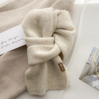 High-End Korean Style Versatile Small Scarf for Women, Autumn and Winter Soft Knitted Imitation Cashmere Neck Warmer, 2022 New Trendy Style