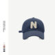 Letter N Baseball Cap Korean Style ins Street Fashion Brand Unisex Street Style Spring and Summer Simple Face-Slimming Soft Top Peaked Cap