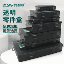 Ainairui parts box screw storage box compartment transparent PP plastic storage box separated multi-grid hardware accessories box