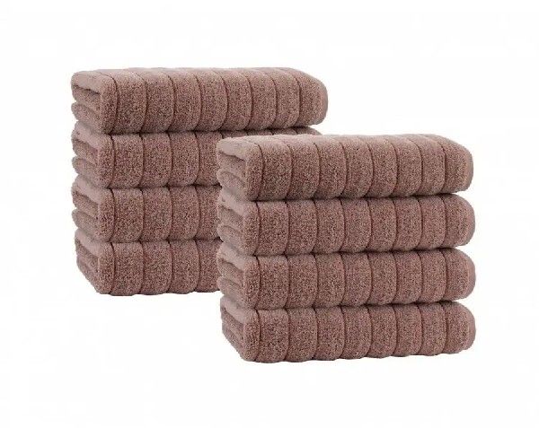 Home-Vague Hand Towels-8 Piece Hand Towels zero twist T -