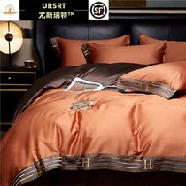 Export Canada 210 double strands long suede cotton full cotton four pieces of pure cotton 100% bed sheet bedding bedding