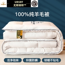 Wool quilted by 100 pure wool cashmere quilt winter quilt with thickened warm double autumn and winter quilt core winter children single