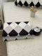 Single sheet ins simple blogger style checkerboard washing cotton soft sheet 1.5m1.8 bed sheet three-piece set 2m