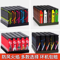 50 pcs of windproof lighters high-end creative disposable lighters customized special price factory direct sales for boyfriend