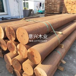 랴오닝 파인애플 그리드 기둥 부식 방지 목재 야외 바닥 버드 나무 야외 기둥 반원형 난간 난간 맞춤형 목재