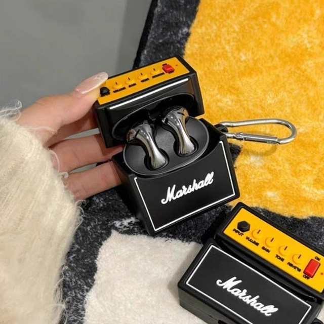 [Guxou New Product]Suitable for Huawei Freebuds Marshall Creative Protective Case Freeclip Se2/4/4I/4E/5/5I/6I/Pro3/2 Bluetooth Earphone Case Women's Personalized Soft Case