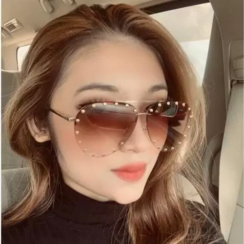 Женские SUNGLASS зеркало стиль без оправ SNGLASSSES для женщин