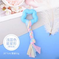 Полоска ткани синей звезды