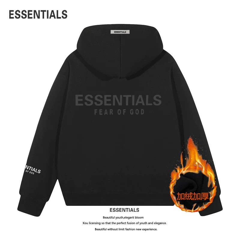 Спортивная кофта Essentials OIOI с капюшоном, спортивная кепка, худи, для любимого, американский стиль