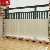 Balcony windproof bezel separator frosted plastic plate window sill closed deity Pet Guard Rail burglar-proof netting Rain board