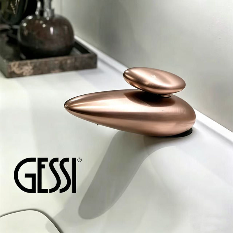 Italian Gessi All-Copper Pebble Hot and Cold Faucet Equilibrio Balance Washbasin Faucet