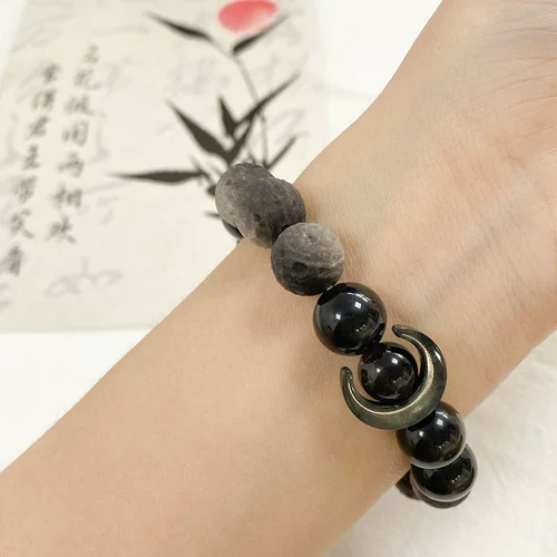 Натуральная луна, бусины, браслет из бисера ручной работы, ожерелье, аксессуар с аксессуарами, DIY