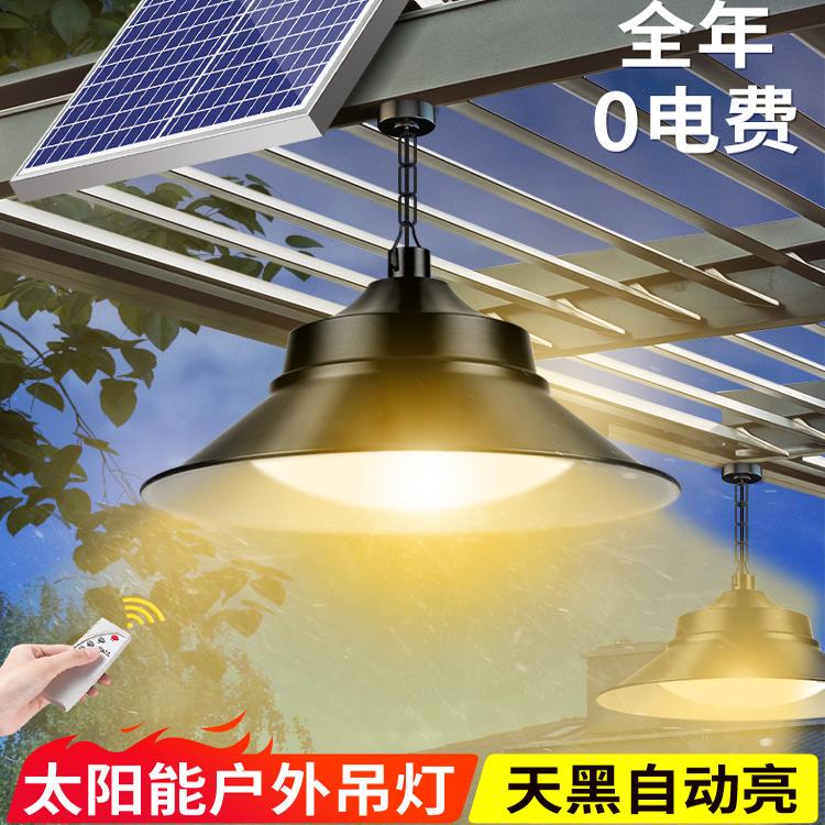 Solar-Powered Ultra-Bright Outdoor Courtyard Lights for Villa Gardens and Pavilions, Waterproof Lighting, Outdoor Light-Controlled Sensor Led Chandeliers