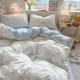 Bedding Set with Double-Layer Gauze, Four-Piece Set, Suitable for All Seasons, 2026 New Model, Thick Bed Sheet and Duvet Cover, Three-Piece Set for Student Dormitory