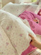 New Soft and Delicate Ultra-Soft Cloud Cotton Three-Piece Set, Cloud-Like Washed Cotton Soft Crinkled Gauze Duvet Cover Four-Piece Set