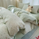 Cloud-Like Double-Layer Gauze Quilt Cover Four-Piece Set 2026 New Style Bedding Cute Student Dormitory Bed Single Three-Piece Set