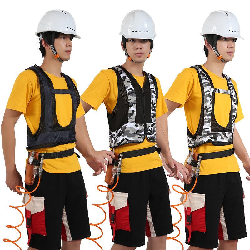 Xiefeng Air-Conditioned Cooling Vest for Welders, Heat Protection Clothing with Detachable Cooler, Air-Conditioned Clothing, Human Body Cooling Vest Xiefeng Air-Conditioned Cooling Vest for Welders, Heat Protection Clothing with Detachable Cooler, Air-Conditioned Clothing, Human Body Cooling Vest