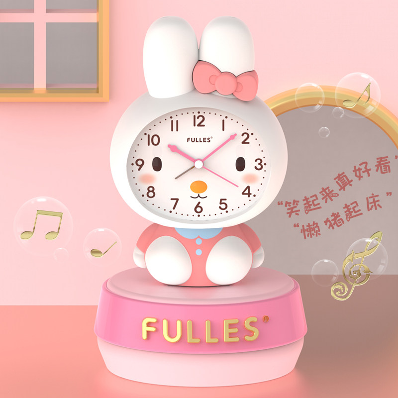 Unicorn singing children's alarm clock boys and girls 2021 new smart wake up artifact students use bedside clock to mute