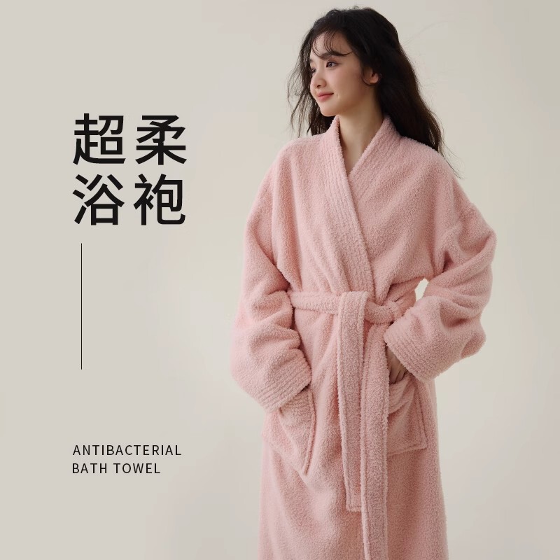 Bathrobe Wearable Bath Towel Bathrobe for Women 2025 New Autumn and Winter Non-Cotton Absorbent Quick-Drying Full-Body Wrap Nightgown Bathrobe Wearable Bath Towel Bathrobe for Women 2025 New Autumn and Winter Non-Cotton Absorbent Quick-Drying Full-Body Wrap Nightgown