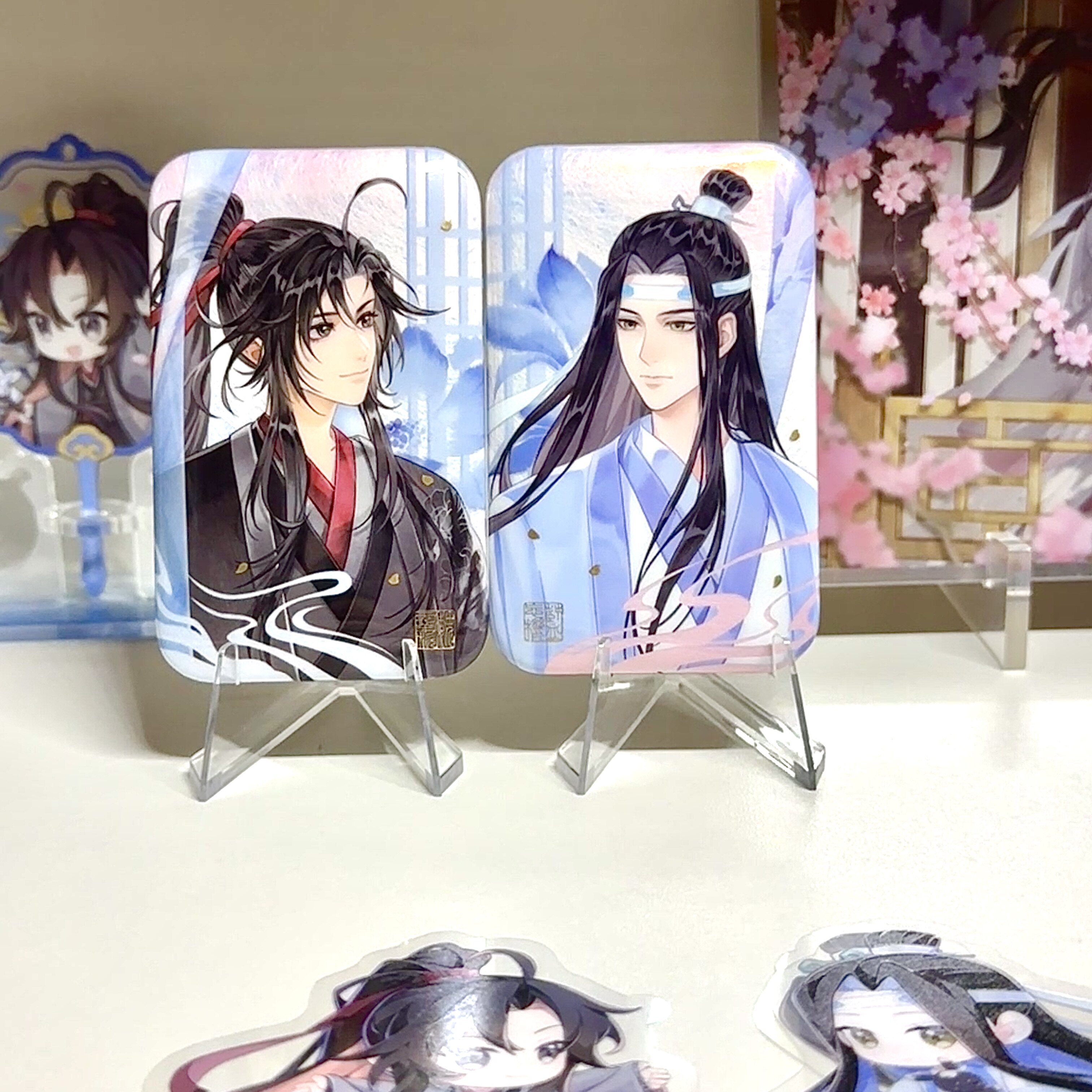 魔道祖师动画青韵花影系列抱抱桶