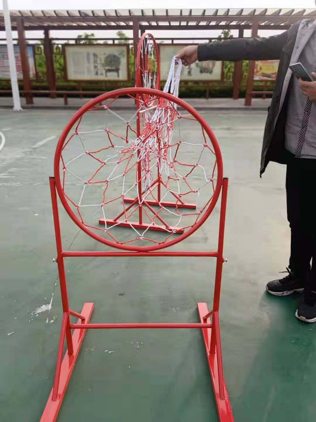 中考篮球传球训练器材：传球训练圈+击地传球+胸口传球架，助你成为球场传球大师！-投篮机-淘宝好物网