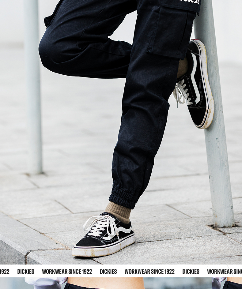 Dickies 帝客 情侣款 LOGO印花多袋工装束脚休闲裤 凑单折后￥99.3包邮 多色可选