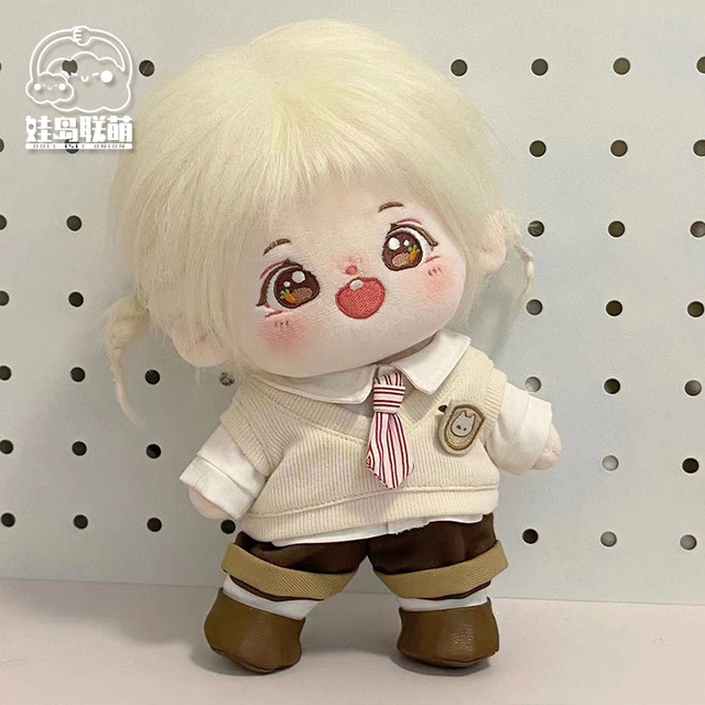 Wadao Lianmeng ຜ້າຝ້າຍ doll 10cm ເຄື່ອງນຸ່ງຫົ່ມເດັກນ້ອຍ 20cm ເອກະພາບ undecided ເຫດການ book doll ເຄື່ອງນຸ່ງຫົ່ມຕົ້ນສະບັບຂອງແທ້