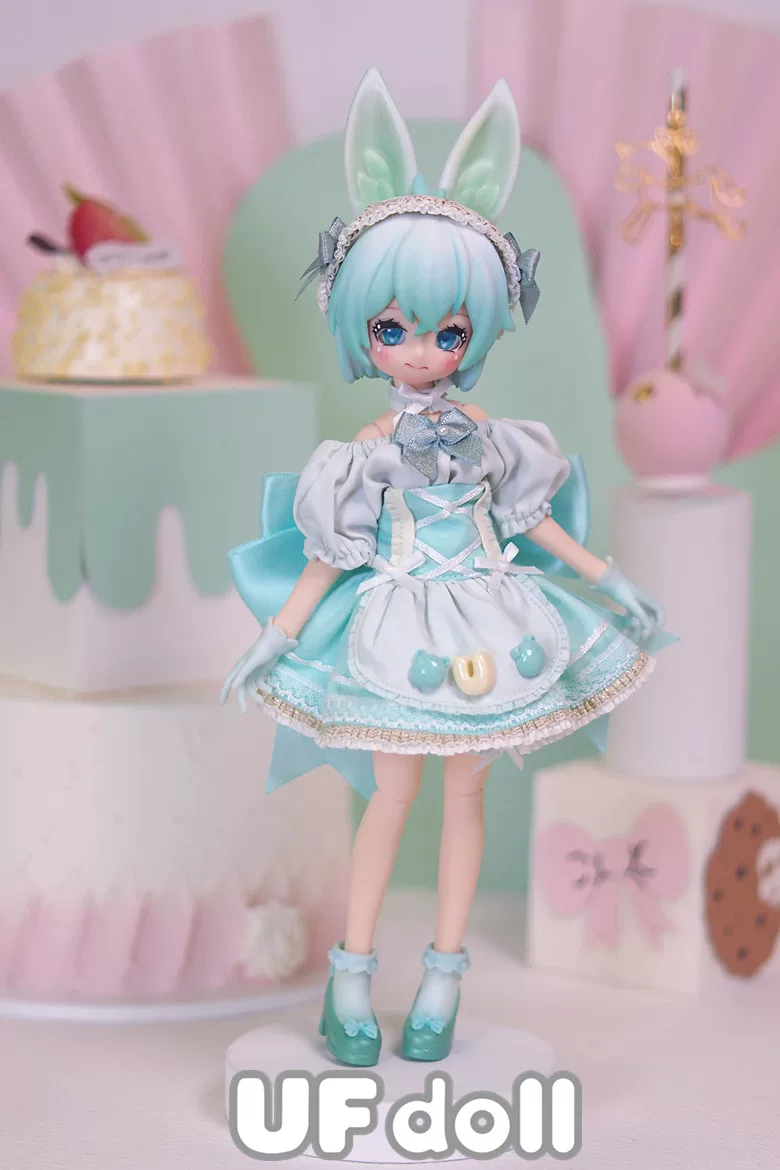 Подлинная UFDOLL 6 точек BJD MINI Tea Blind Basic Box Move Patrol игрушка Качели Игровая Девочка Подарок
