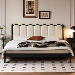 Wrong Bed Double Bed Master Bedroom Queen Bed Modern Minimalist Soft Bed Rack Iron Frame thickened Reinforced kids Iron Bed