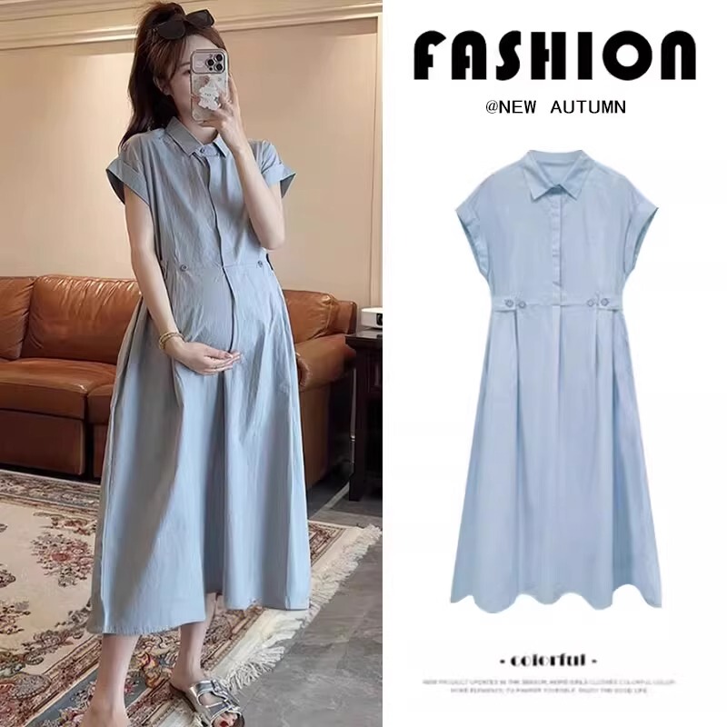 French Uamtor Maternity Dress 2026 New Style High-End Maternity Wear French Style Nursing Shirt Maternity Dress French Uamtor Maternity Dress 2026 New Style High-End Maternity Wear French Style Nursing Shirt Maternity Dress