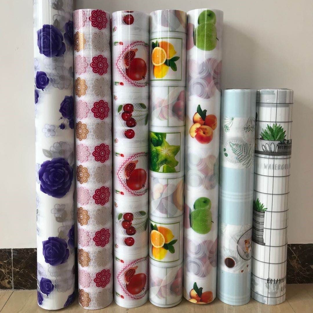 Plastic printed crystal tablecloth waterproof and oil-proof disposable kitchen tablecloth restaurant kindergarten desk mat rectangle