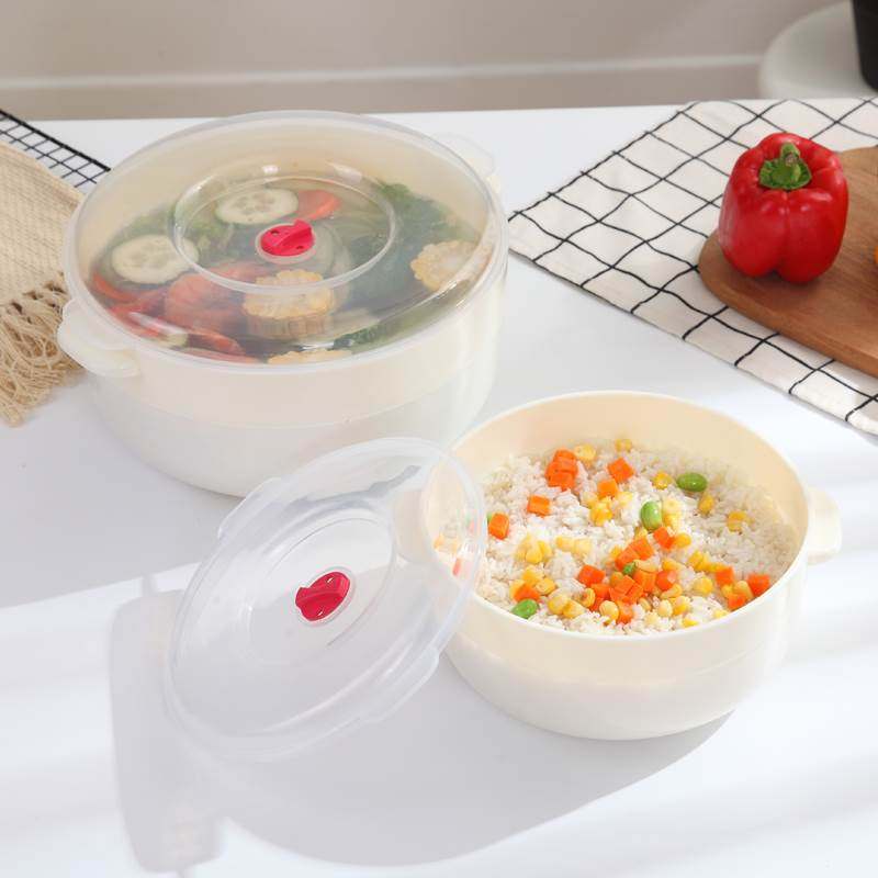 Microwave Steamed Rice Special Box Lunch Box Heating Day Type Large Capacity Household Utensil Steam Box Steam Box Kitchen