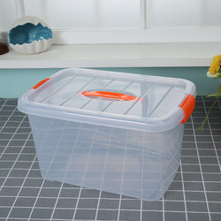 Portable Transparent Crisper Large Capacity Food Grade Pp Plastic Thickeneded Rectangular Storage Box Refrigerator Commercial