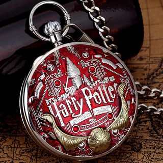 Harry Potter Music Box Pocket Watch Peripheral Music Box Birthday Gift Boys and Children Mechanical
