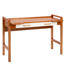 Solid wood nursing home desks and chairs nursing home community activity center with guardrail suitable for old desks and chairs can be customized