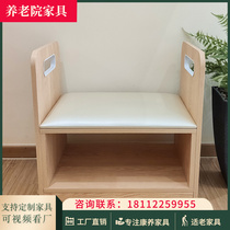 Suitable for aging with armrests shoe changing stool soft seat cushion old man wearing shoes stool shoe rack modern minimalist shoe trial stool manufacturer