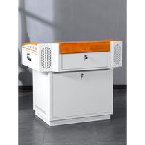 Multimedia podium steel multi-functional teaching central control podium table campus classroom teacher audio-visual class class thickening