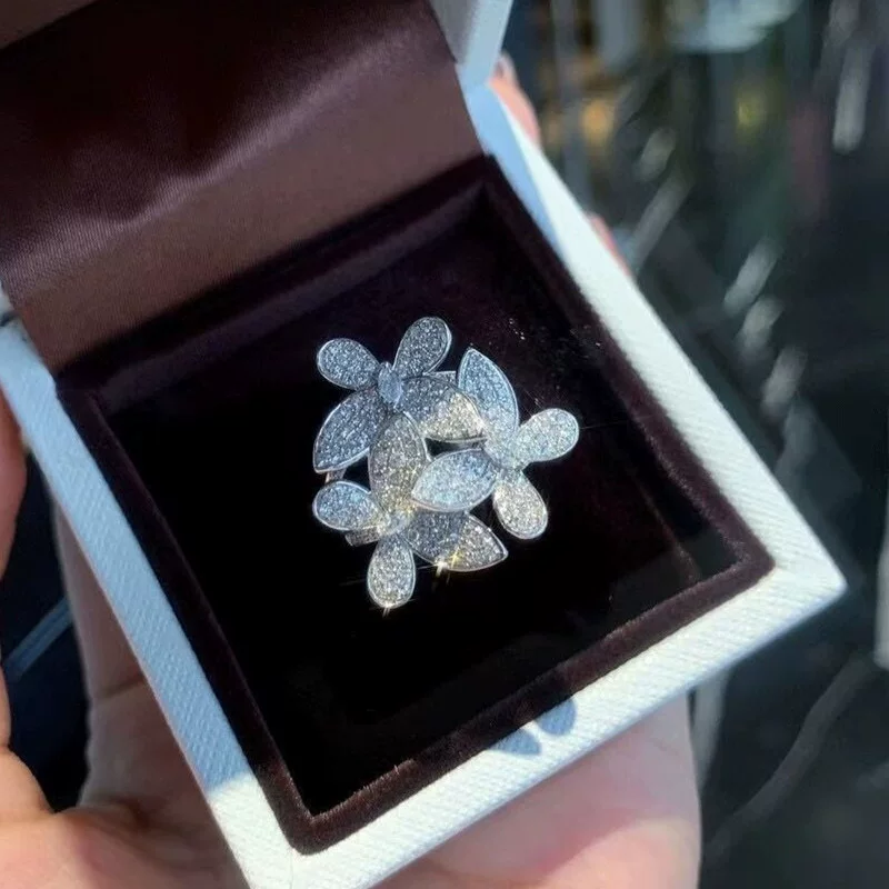 Cute sophisticated ring, Aliexpress, flowered