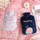 Hot water bottle filled with water and thickened explosion-proof waist warmer hot compress uterine and abdominal belly warmer handbag large and small female students plush and cute