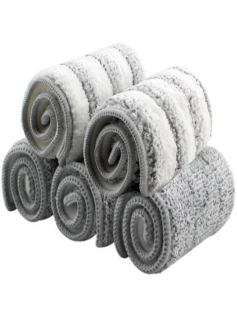 Replacement Cloth for Mop, No-Hand-Wash, Thickened, Suitable for Household Use, Compatible with Bosheng Mop Head, Scraper Mop Head