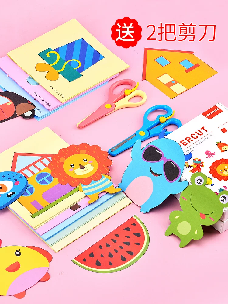 Детская трёхмерная оригами-книга для детского сада, DIY, 3-5 лет