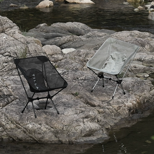 Tillak Летний стул с тонкой сеткой, лунный стул, уличный стул для кемпинга, ультралегкий складной стул, новый стул, стул для кемпинга и рыбалки