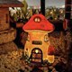 Solar Christmas Resin Mushroom House Light Outdoor Waterproof Courtyard Garden Ornament Villa Lawn Decoration Night Light