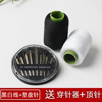 Один объем черно -белой линии+иглы для тарелки