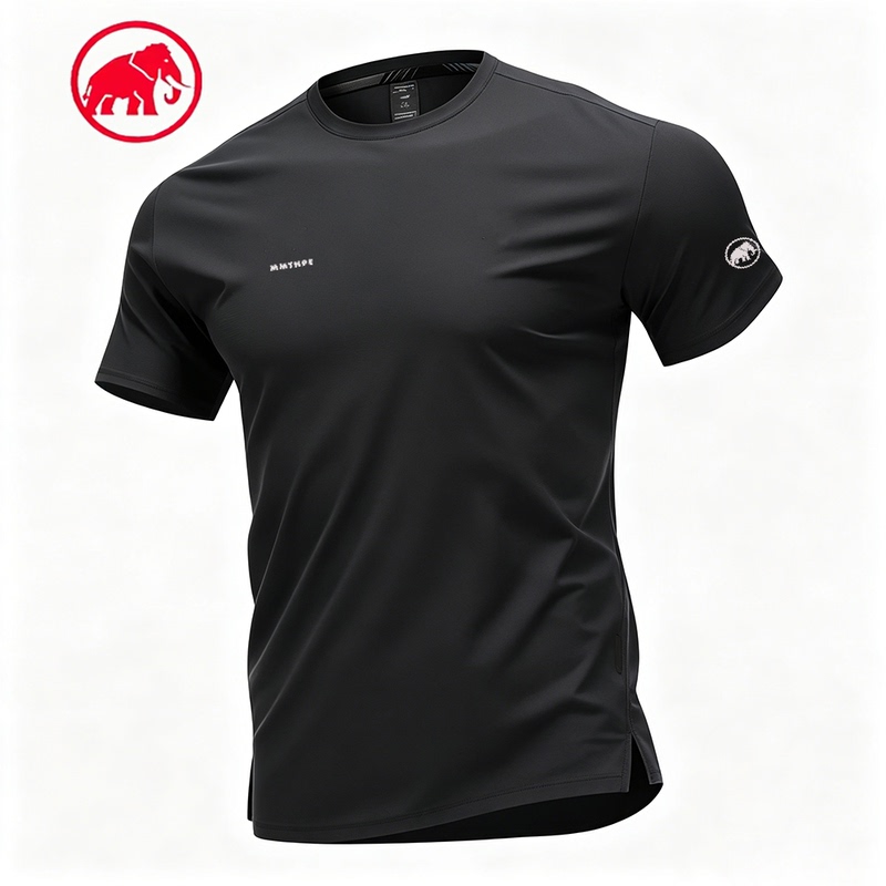 Mammoth Arctic Elephant Outdoor Sports Short-Sleeve T-Shirt Men's Round Neck Breathable Quick-Drying Fitness Training Casual Top Mammoth Arctic Elephant Outdoor Sports Short-Sleeve T-Shirt Men's Round Neck Breathable Quick-Drying Fitness Training Casual Top