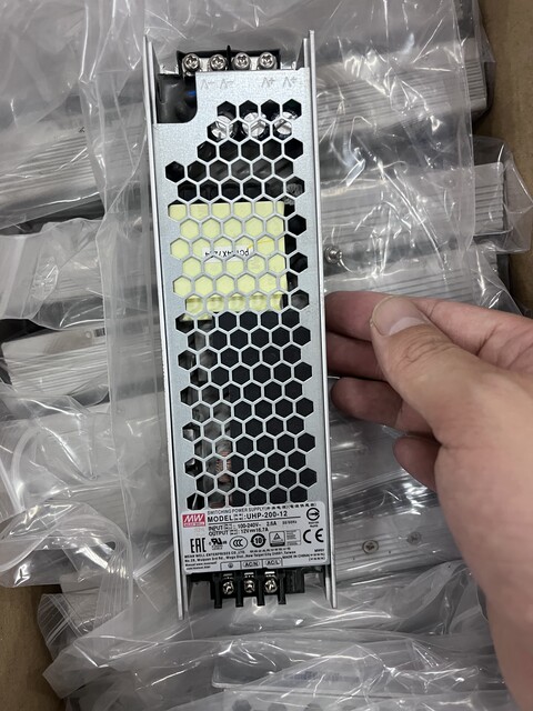 UHP-200-12 switching power supply 12v200W, condition more than 90% new, rechargeable and guaranteed to be authentic