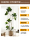 Simulated Bengal Banyan Indoor Living Room Floor-Standing Potted Plant Decoration, High-End Artificial Plant, Large Green Plant